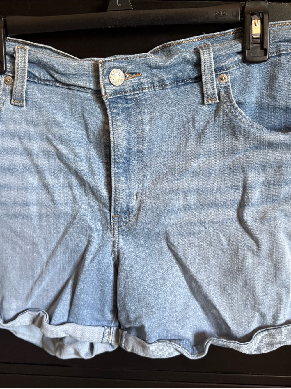 Levi's Light Blue Denim Jean Shorts